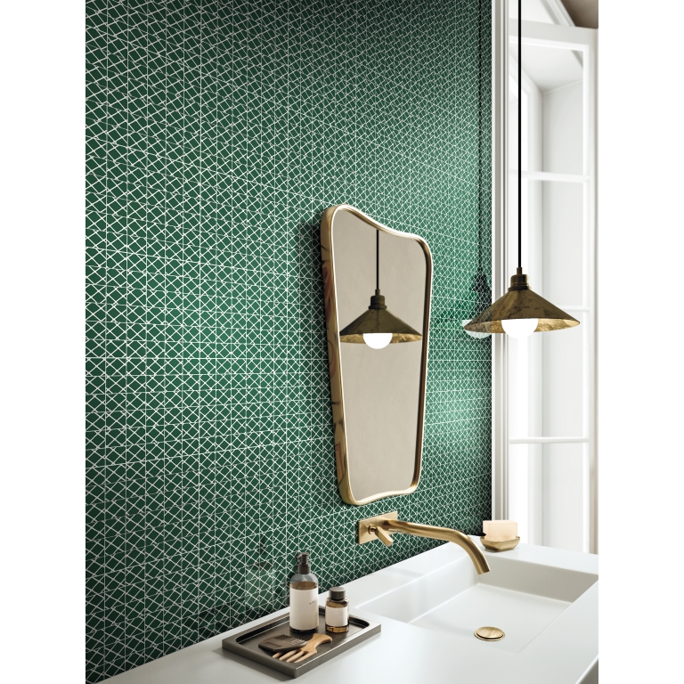 VECTORA - 2X2/12X12, GREEN, GLOSSY